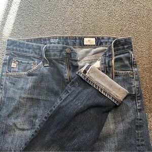 Adriano Goldschmied Selvedge Tellis Modern Slim Jeans Stretch Denim 31x33 Blue